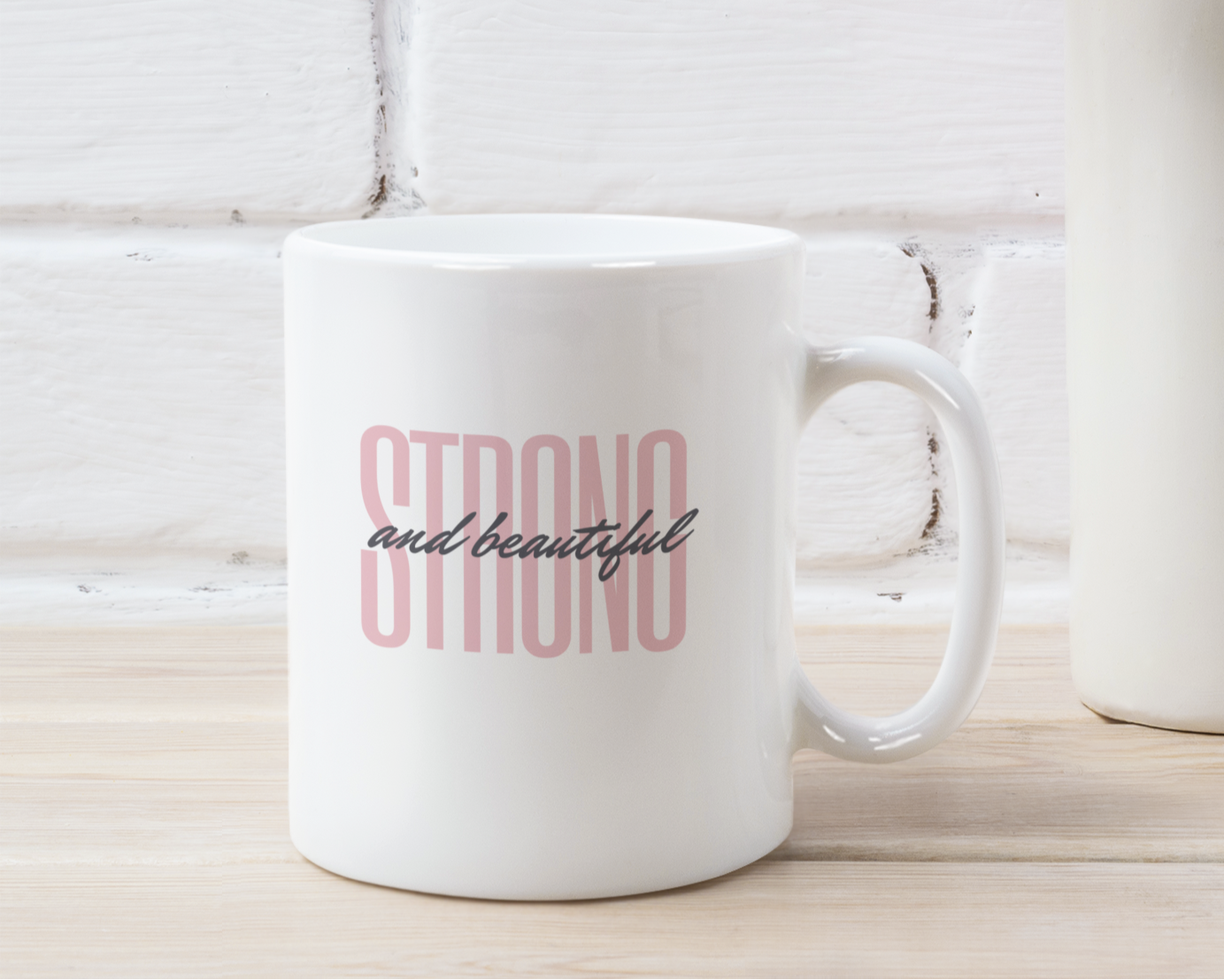 Strong And Beautiful Mug - [farm_afternoons]