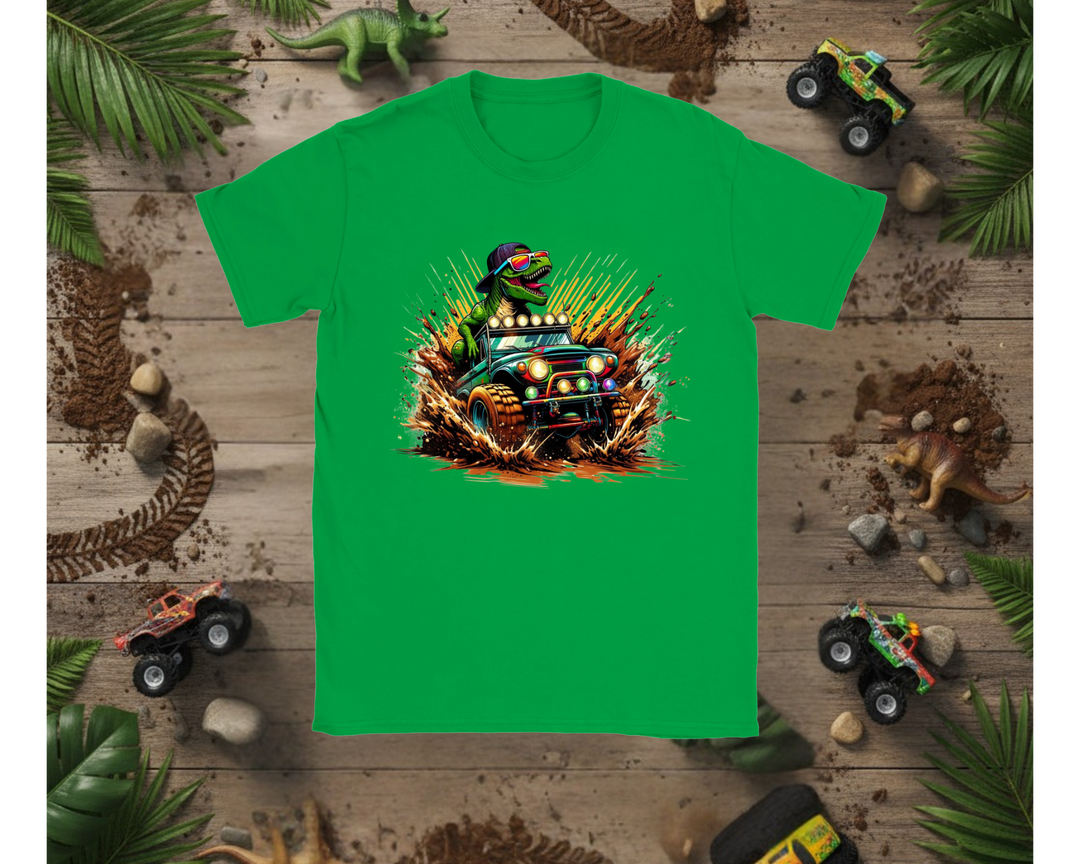 Boys Muddin Dinos T-Shirt