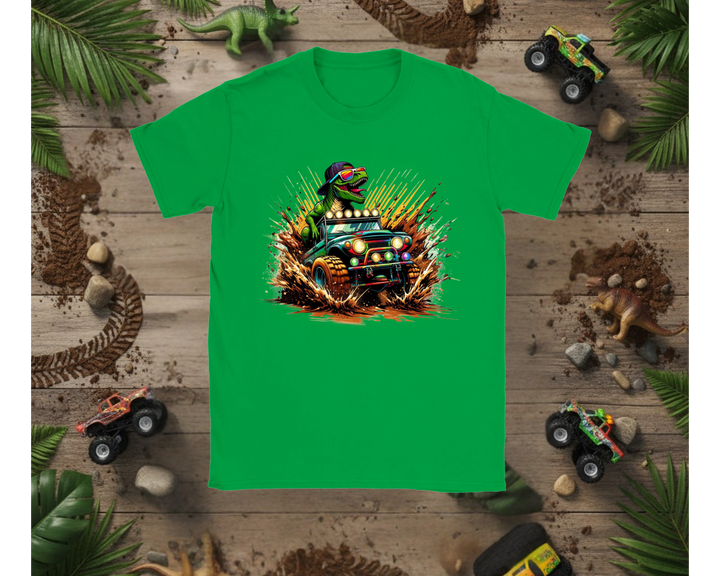 Boys Muddin Dinos T-Shirt