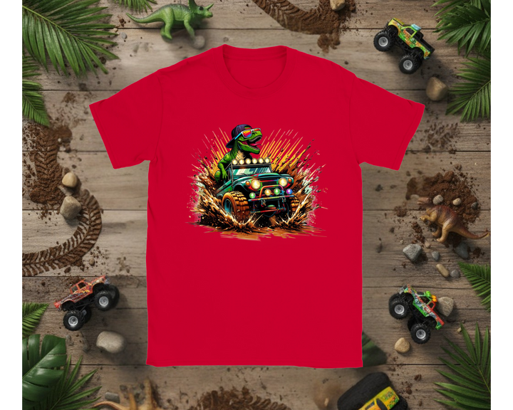 Boys Muddin Dinos T-Shirt