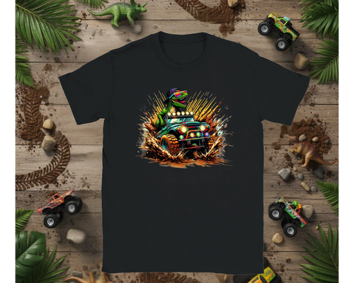Boys Muddin Dinos T-Shirt