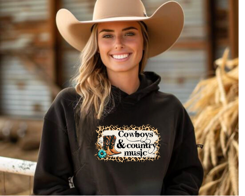 Cowboys & Country Music Hoodie