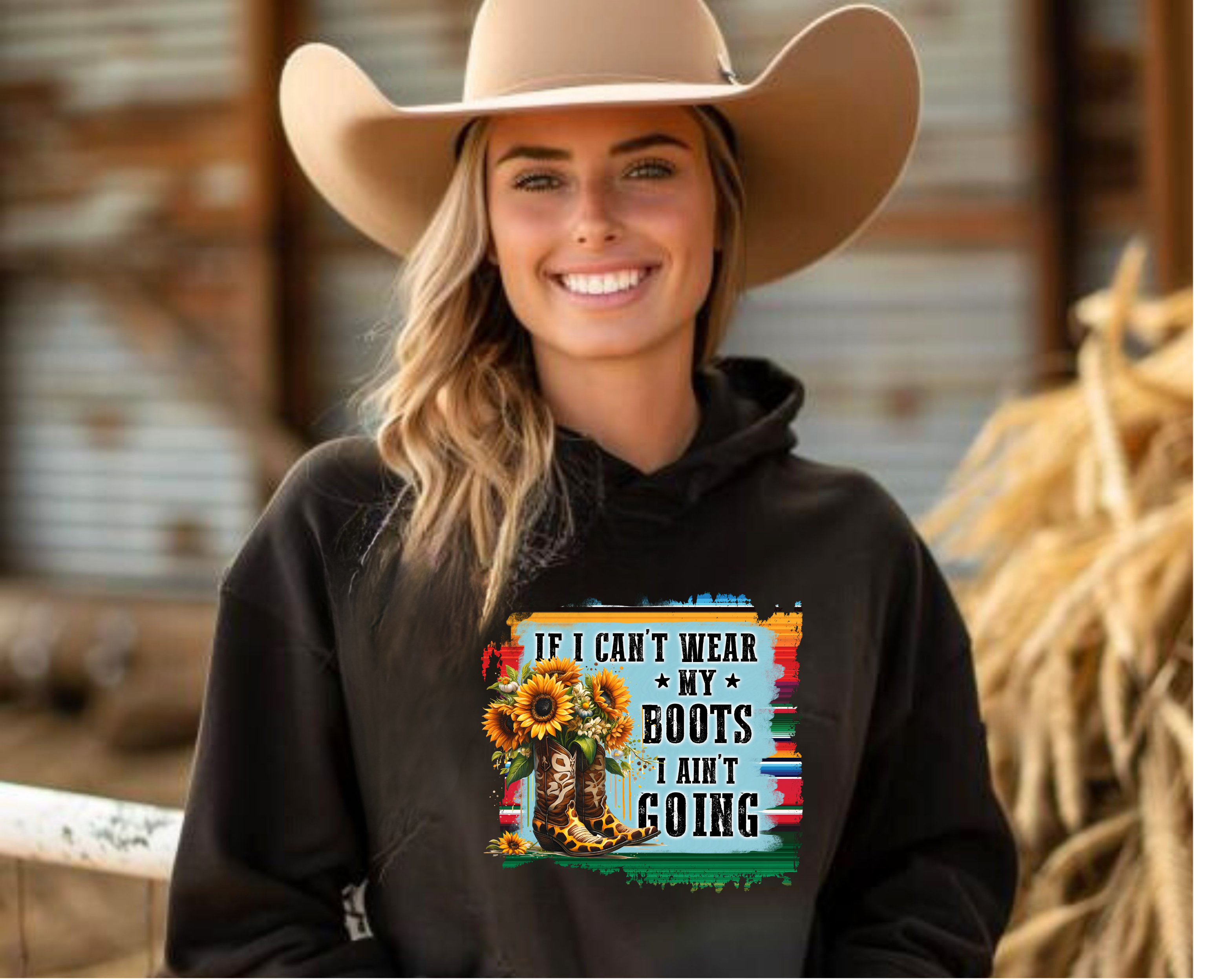 If I Can't wear My Boots Hoodie