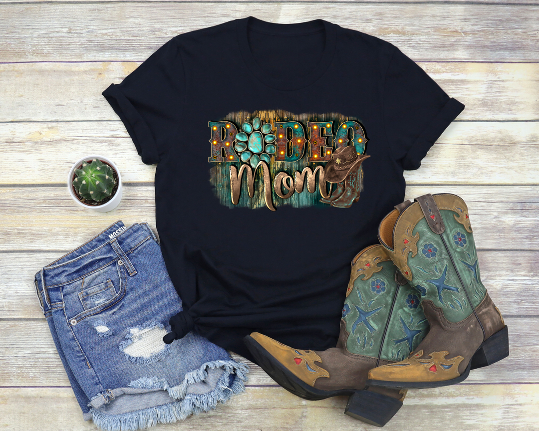 Women's Rodeo Mum TShirt - [farm_afternoons]