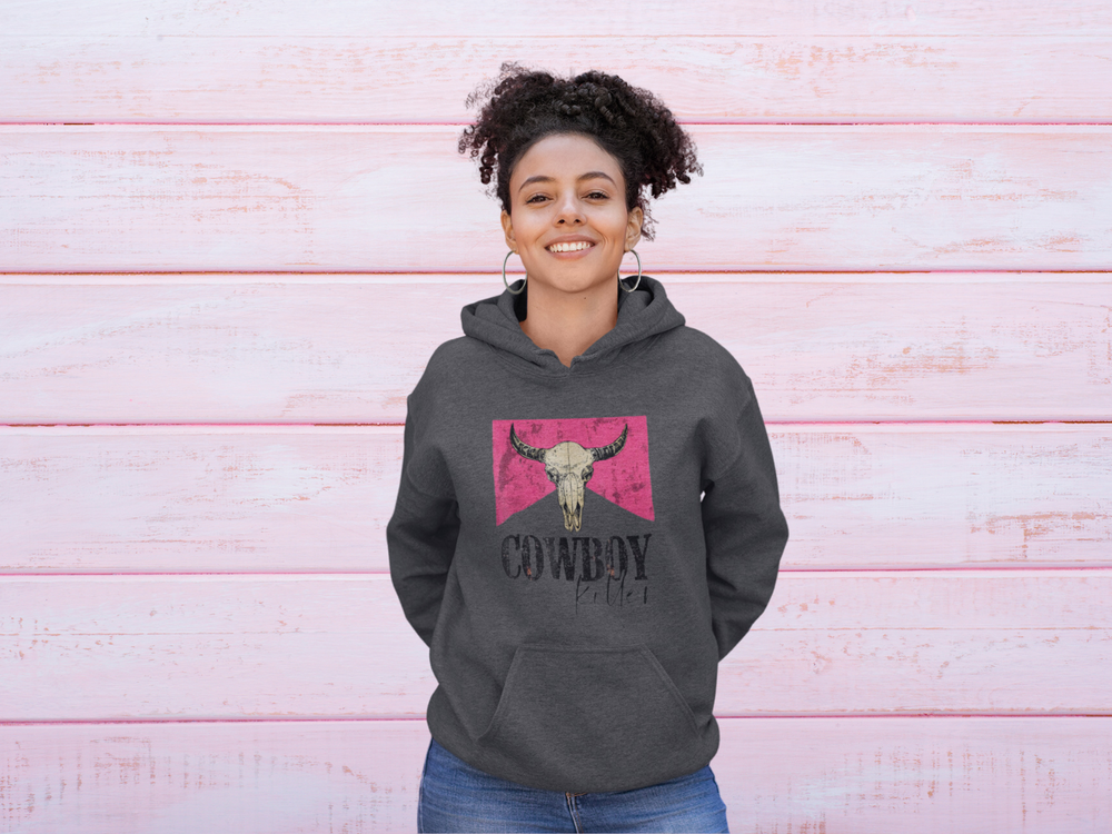 Women's Cowboy Killer Hoodie - [farm_afternoons]