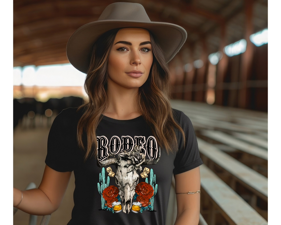 Women's Wild West Rodeo Tee - [farm_afternoons]