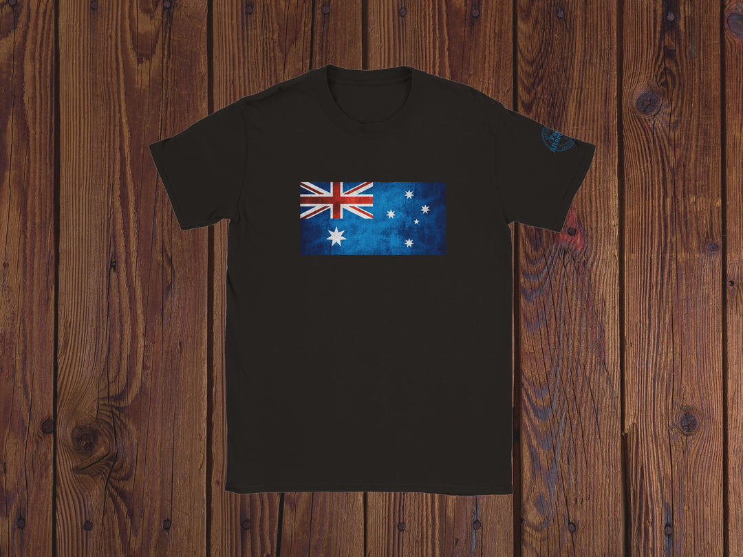 Men's Vintage Australia T-Shirt - [farm_afternoons]