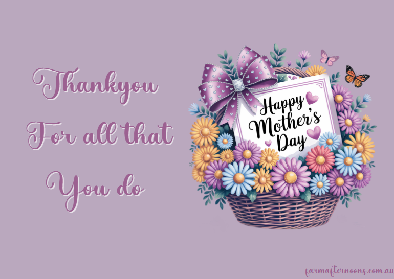 Mother's Day e-Card - [farm_afternoons]