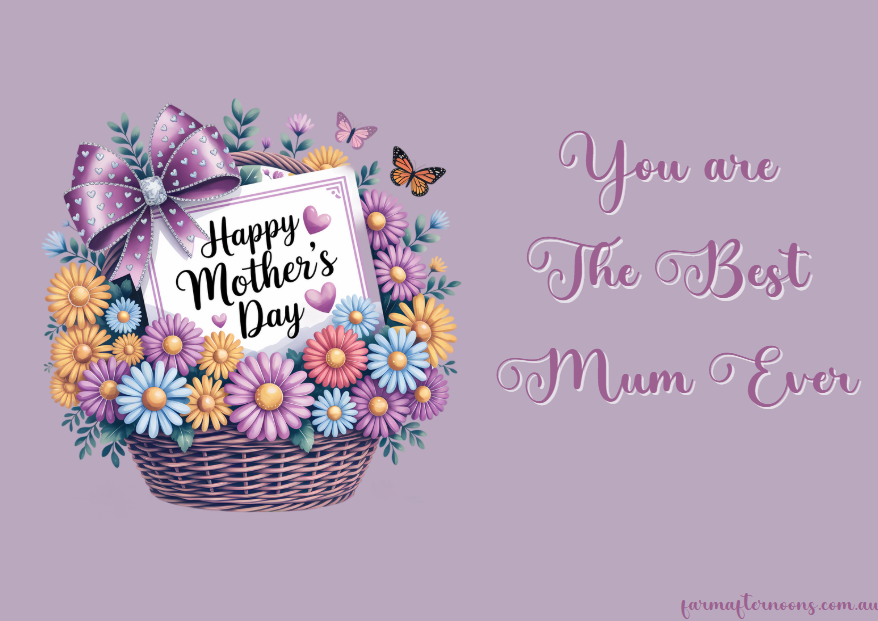 Mother's Day e-Card - [farm_afternoons]