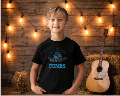 Boys Distressed Combs T-shirt