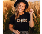Women's Floral Combs Tee - [farm_afternoons]