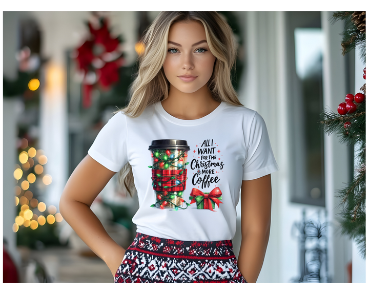 Women's Christmas Coffee Tee