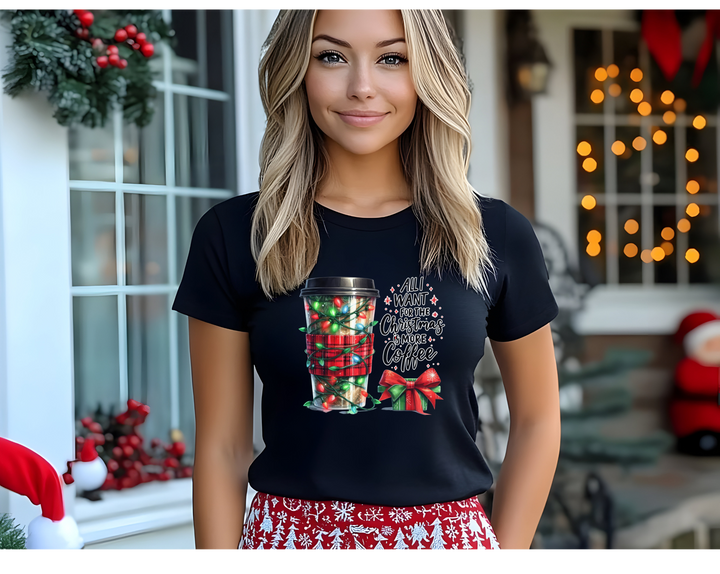 Women's Christmas Coffee Tee