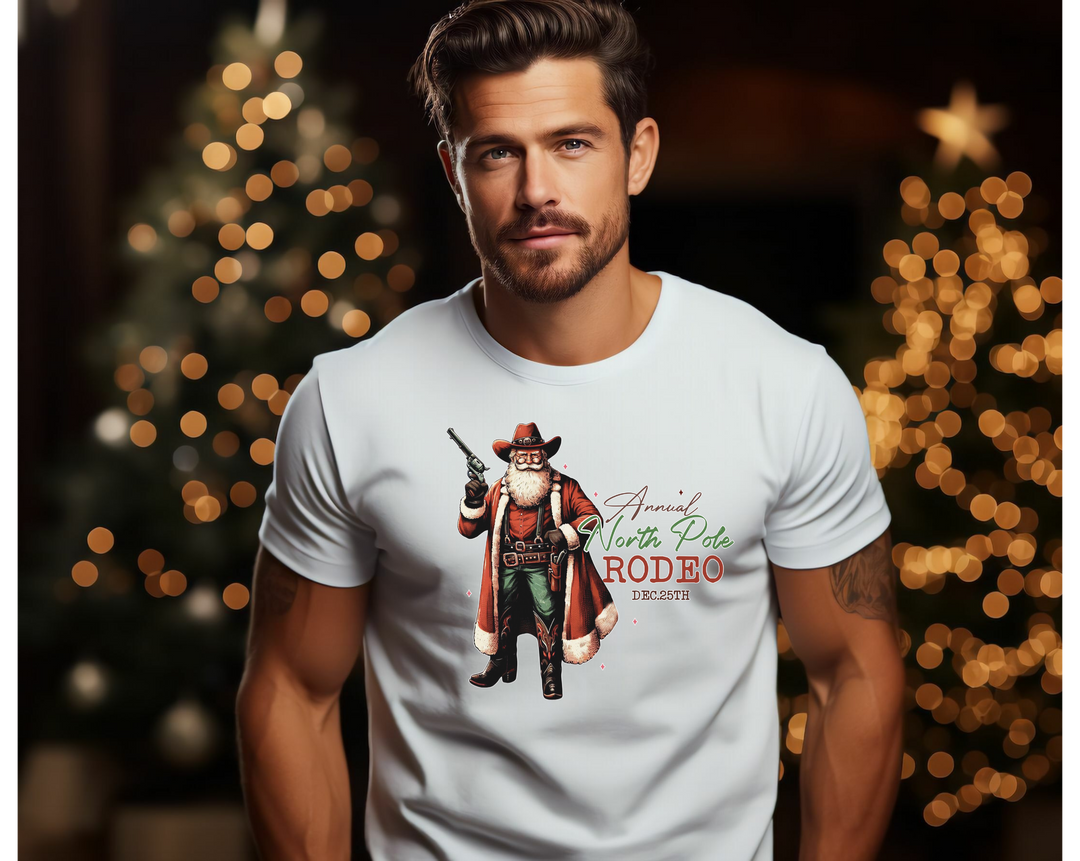 Men's Santa Rodeo T-Shirt