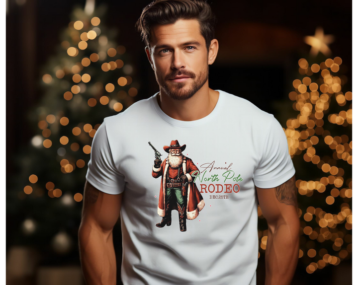 Men's Santa Rodeo T-Shirt