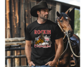 Mens Rockin Around T-Shirt - [farm_afternoons]