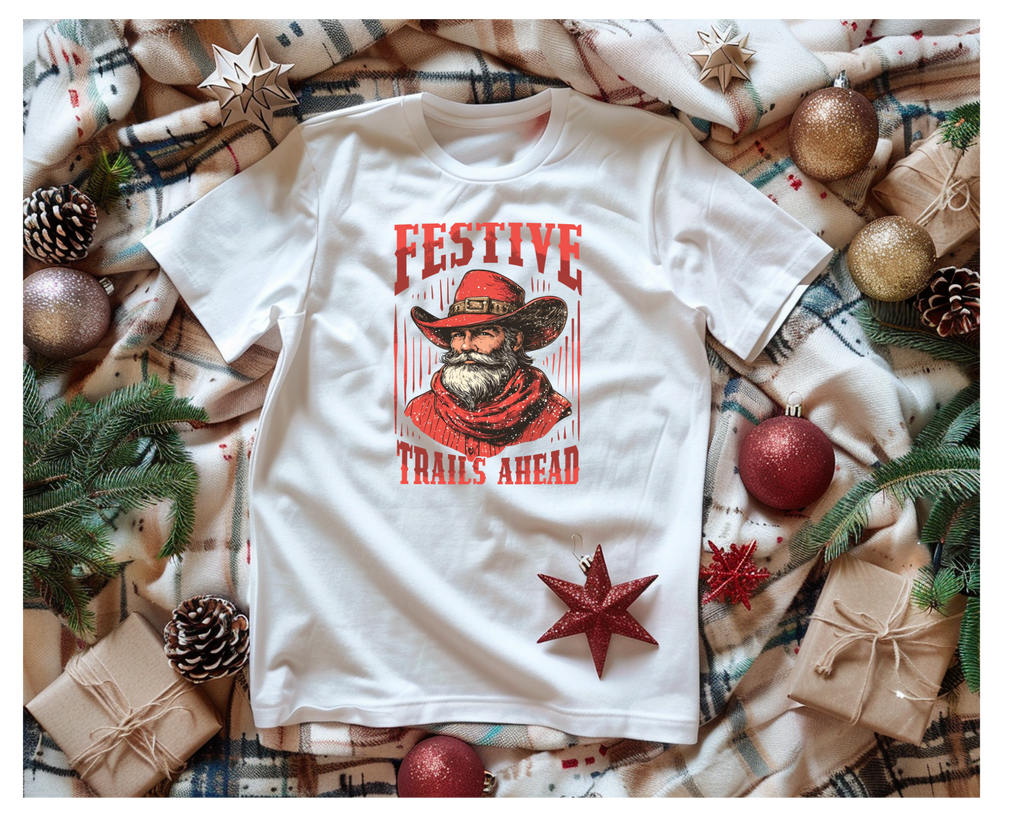 Men's Festive Trails T-Shirt - [farm_afternoons]