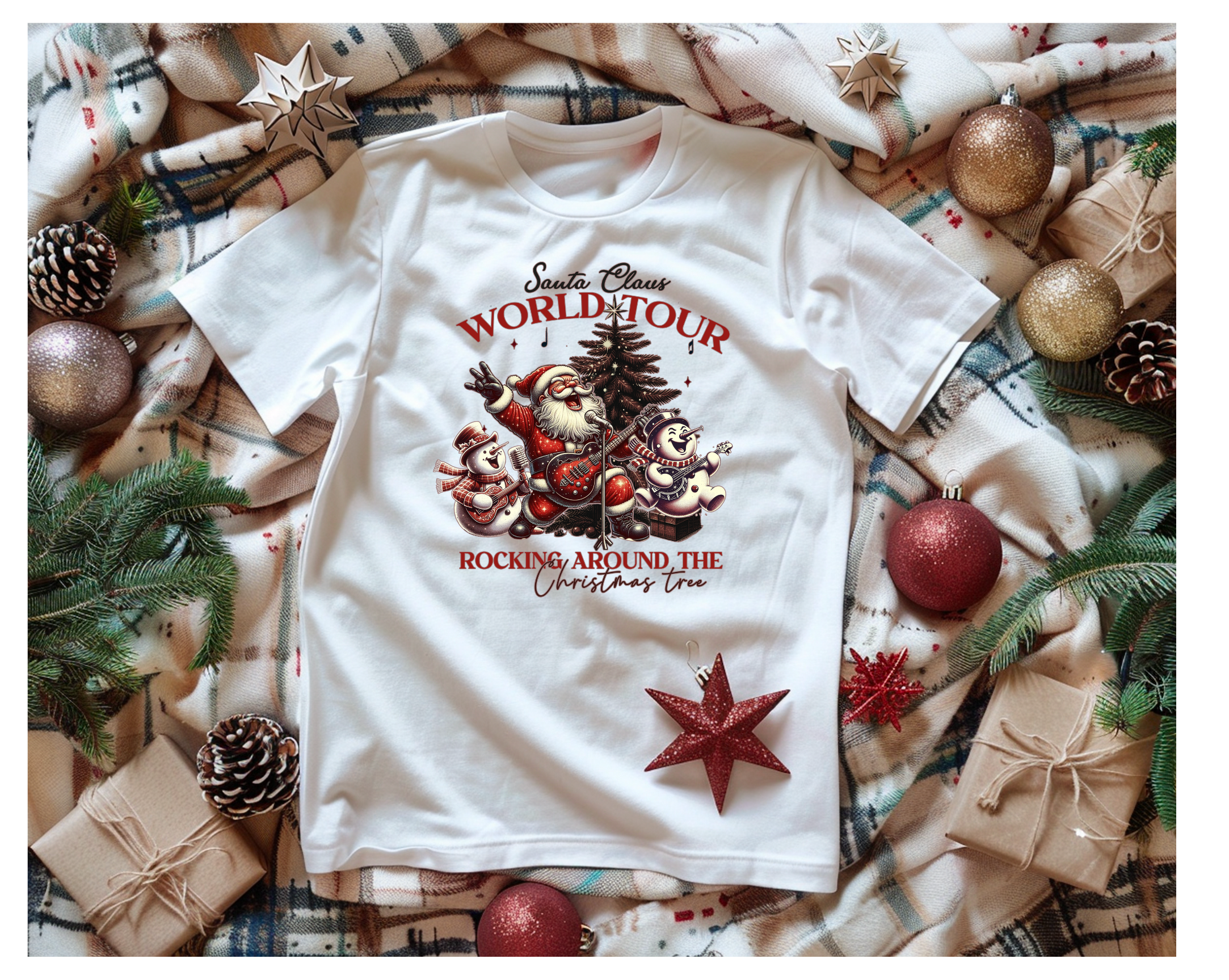 Santas World Tour T-Shirt - [farm_afternoons]
