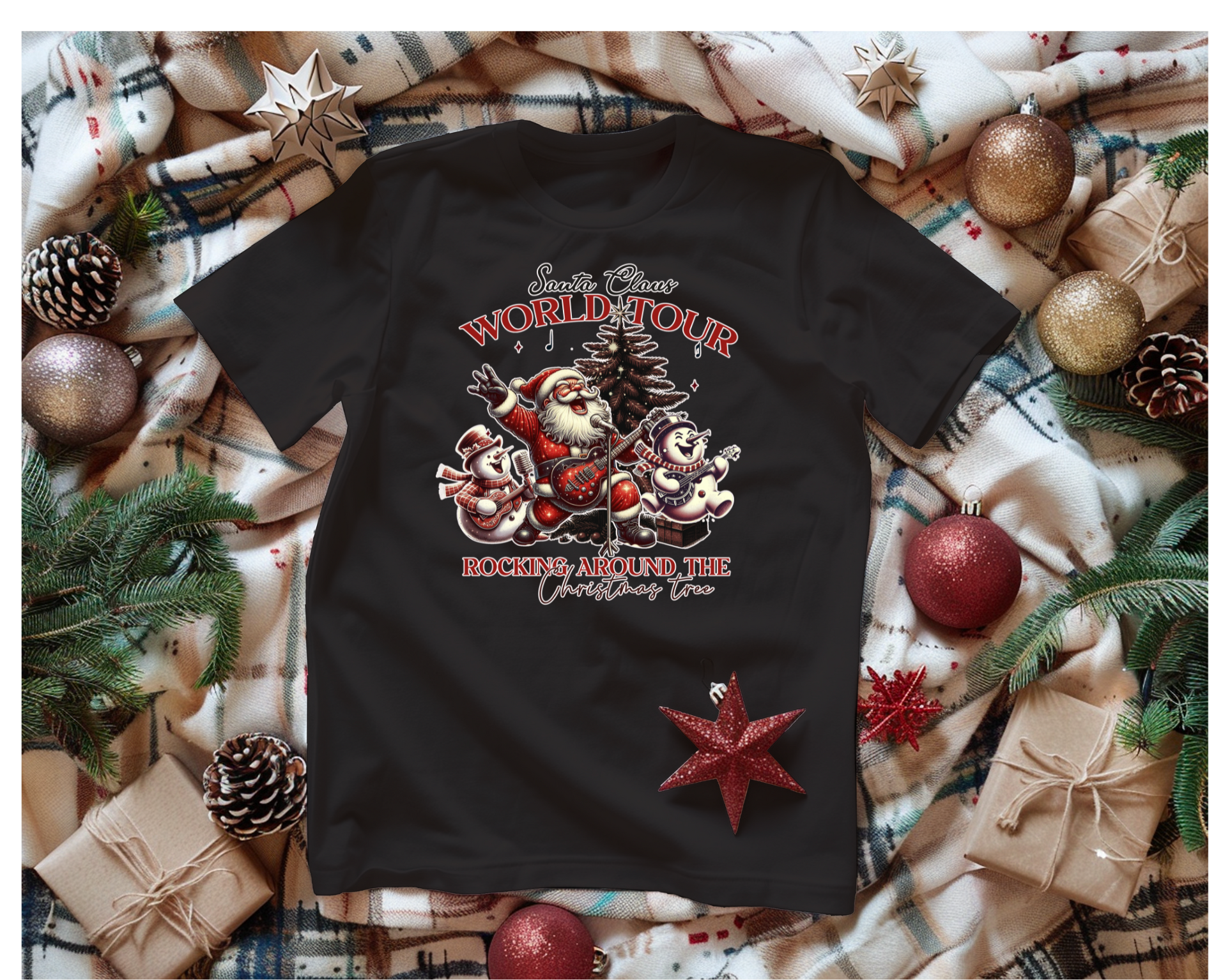 Santas World Tour T-Shirt - [farm_afternoons]
