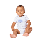 Blue Strong & Adorable - Baby Short Sleeve Onesies - [farm_afternoons]