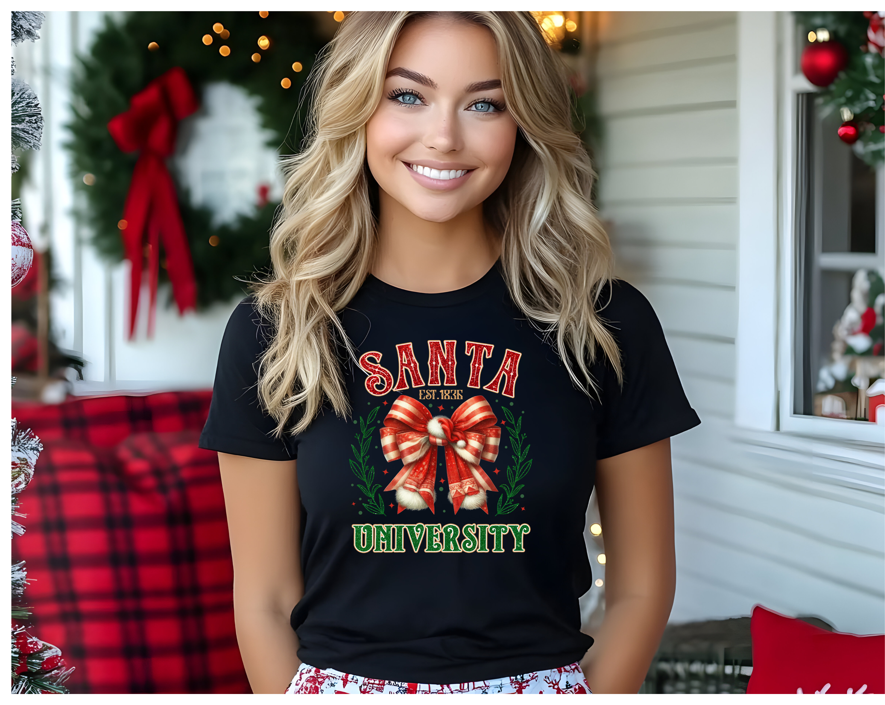 Santa Univeristy Tee - [farm_afternoons]
