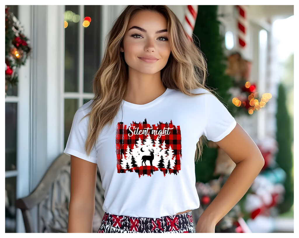 Women's Silent Night Tee - [farm_afternoons]