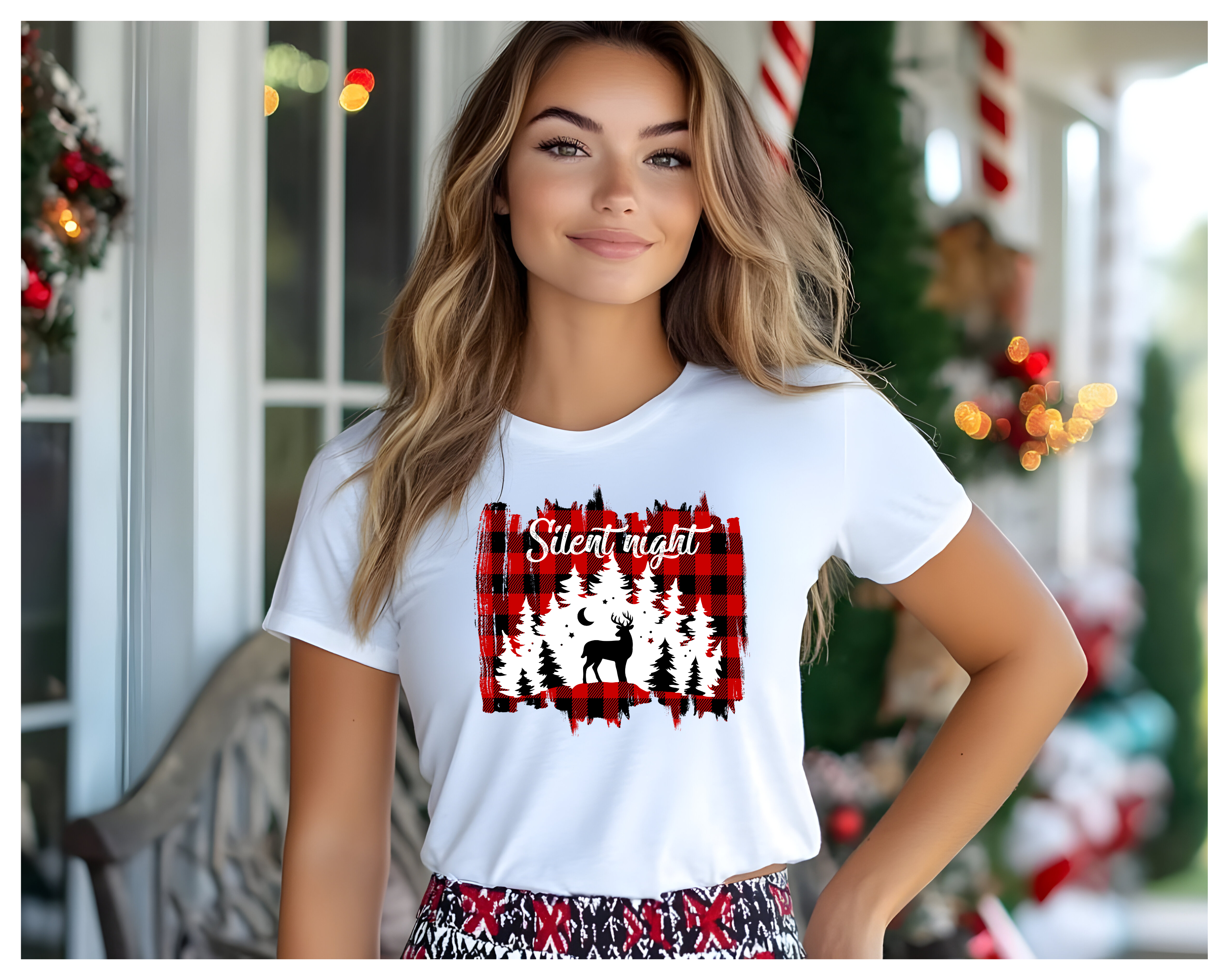 Women's Silent Night Tee - [farm_afternoons]