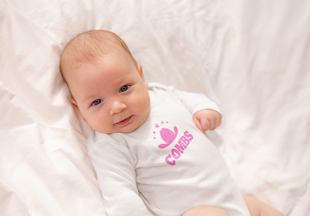 Baby Girl Combs Onesies - [farm_afternoons]