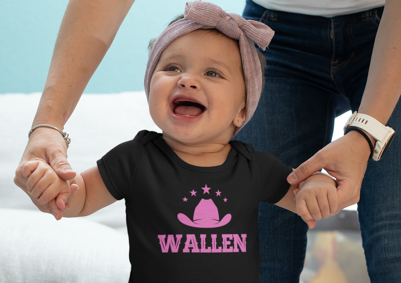 Baby GIrl Wallen Onesies - [farm_afternoons]