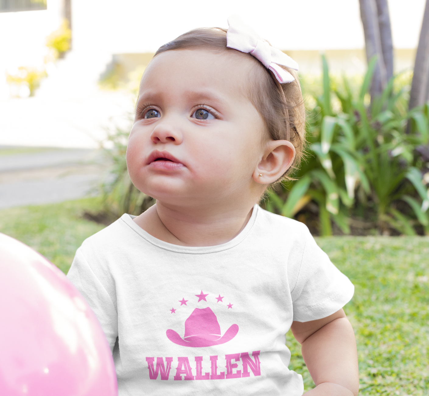 Baby Pink Wallen T-shirt - [farm_afternoons]