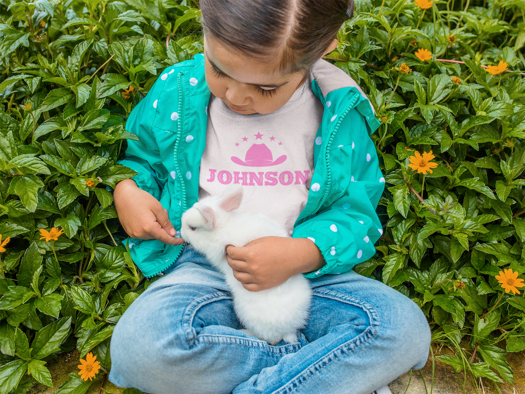 Baby Pink Johnson & COJO T-shirt - [farm_afternoons]