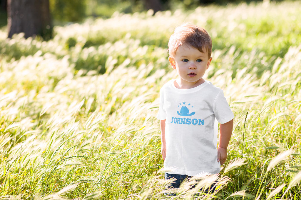 Baby Blue Johnson & COJO T-shirt - [farm_afternoons]