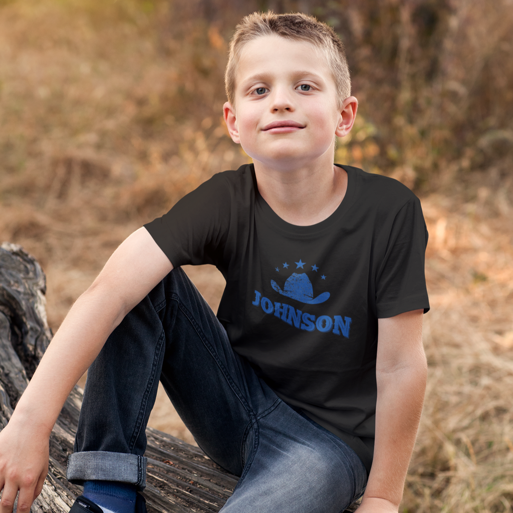 Boys Blue Johnson T-shirt - [farm_afternoons]