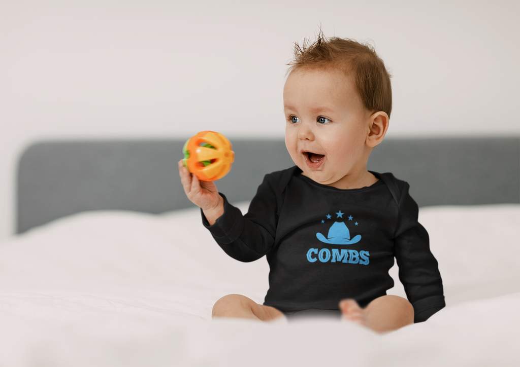 Baby Boy Combs Onesies - [farm_afternoons]