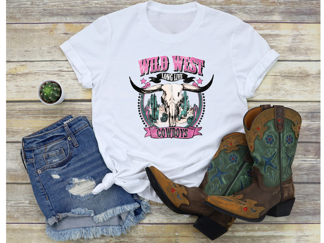 Women's Pink Wild West Tee