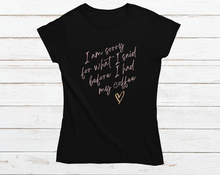 Women's Pink I'm Sorry T-Shirt