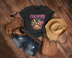 Womens Country Music TShirt - [farm_afternoons]