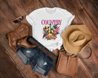 Womens Country Music TShirt - [farm_afternoons]