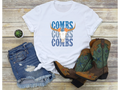 Women's Denium Combs T-Shirt - [farm_afternoons]