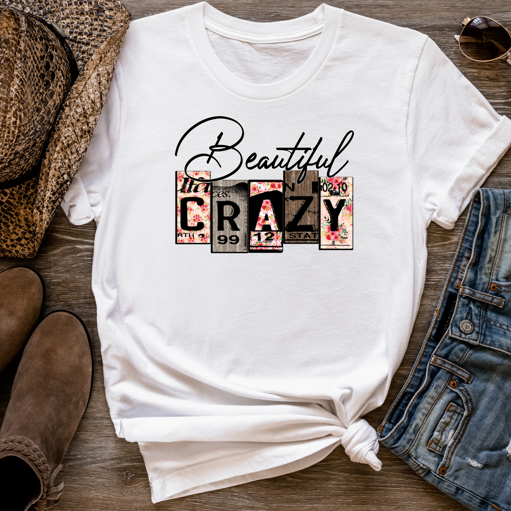 Women's Beautiful Crazy T-shirt - [farm_afternoons]