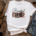 Women's Beautiful Crazy T-shirt - [farm_afternoons]