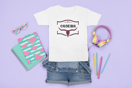 Girls Leopard Combs T-shirt - [farm_afternoons]
