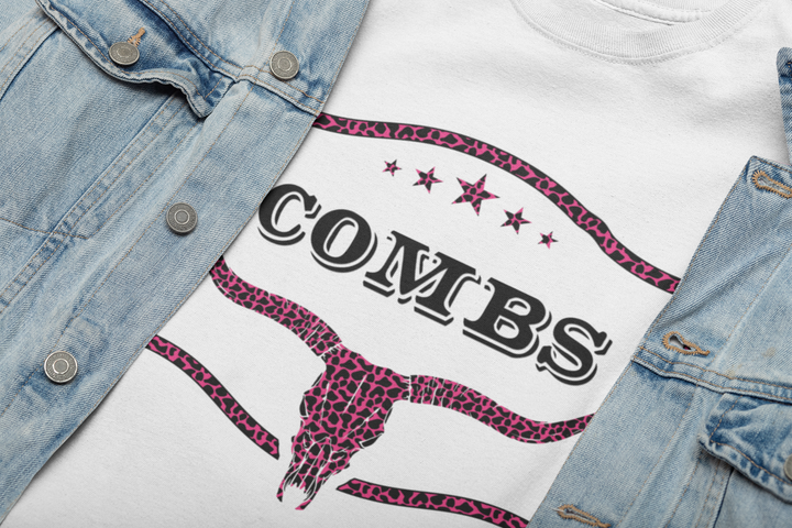 Girls Leopard Combs T-shirt