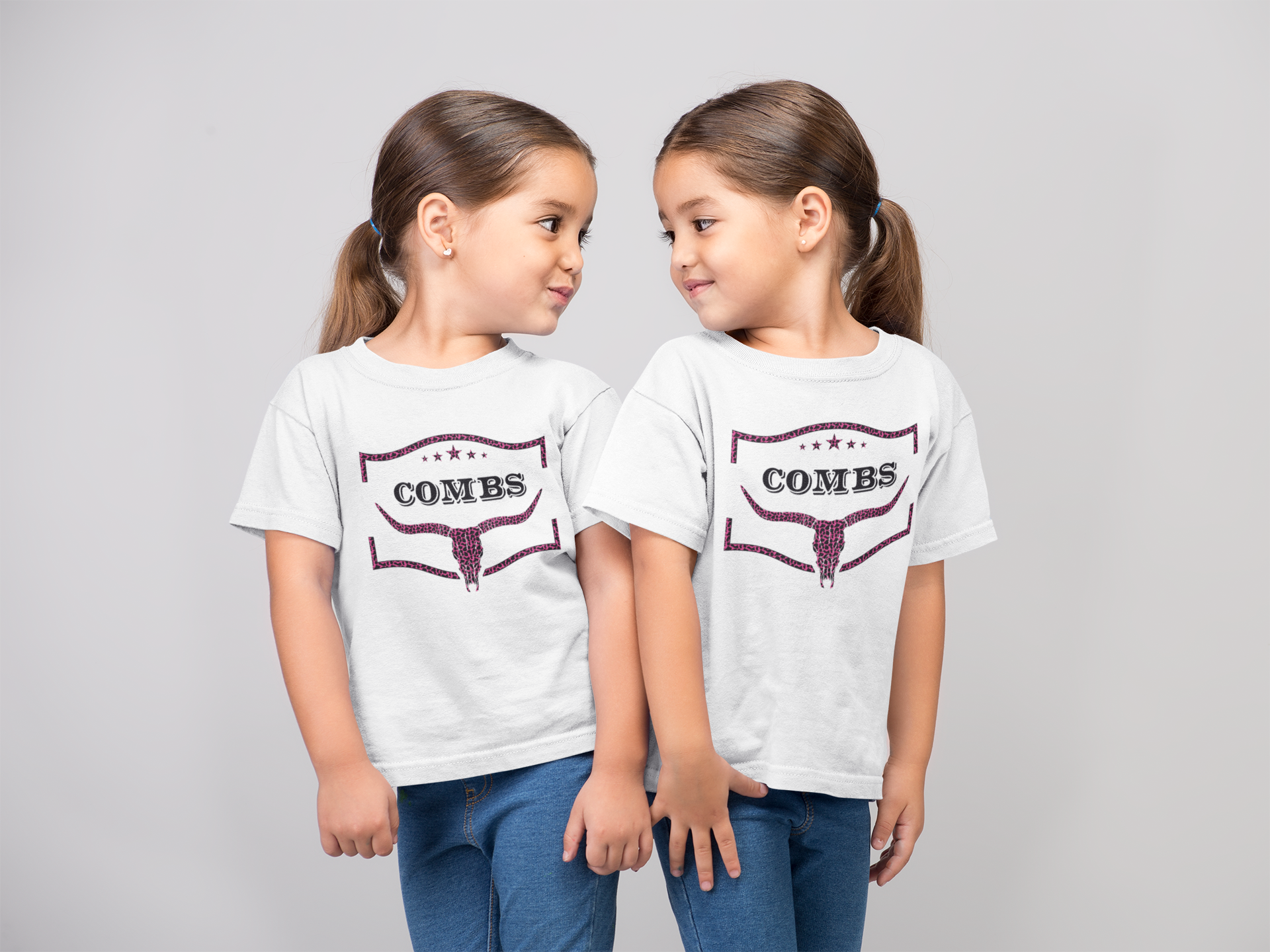Girls Leopard Combs T-shirt - [farm_afternoons]