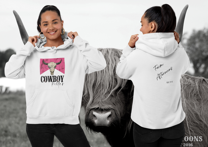 Women's Cowboy Killer Hoodie - [farm_afternoons]