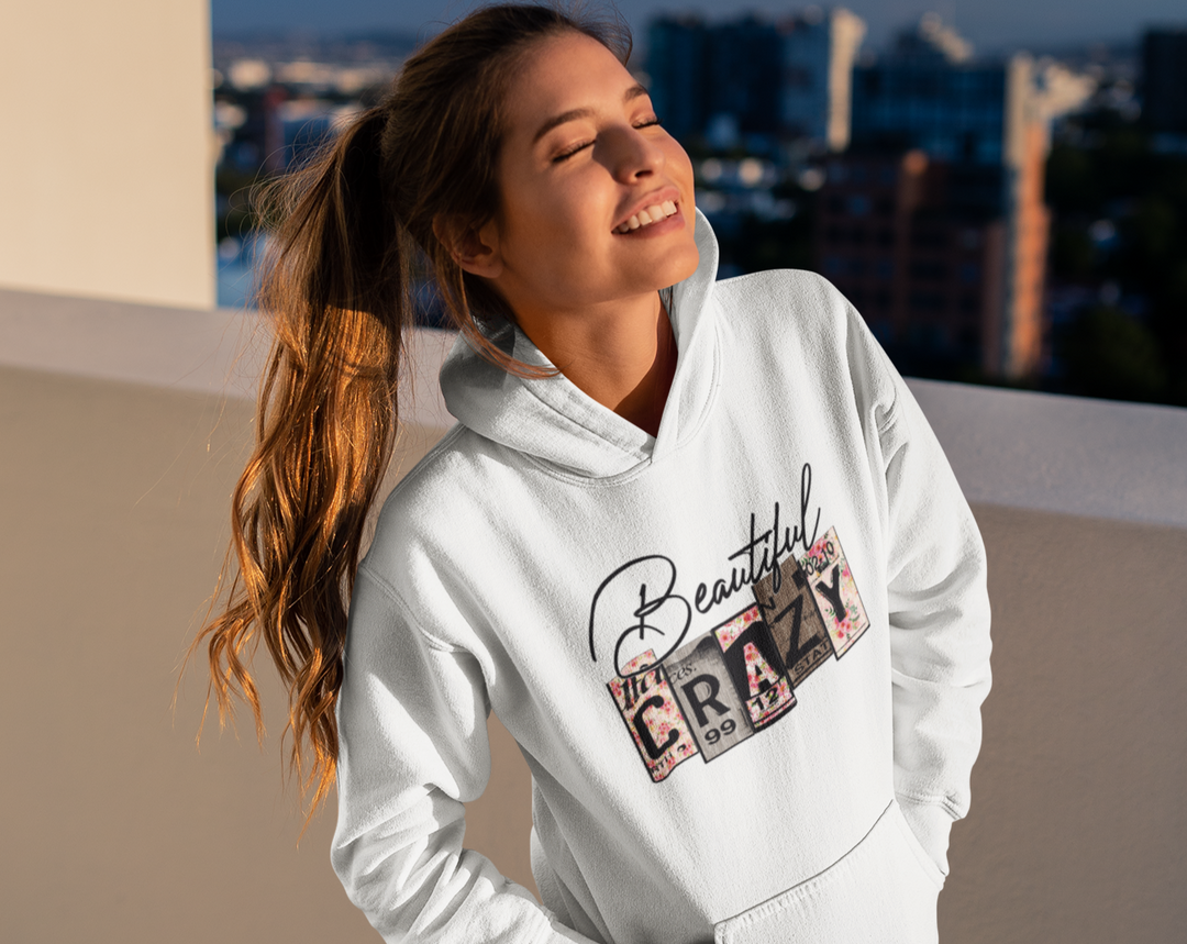 Women's Beautiful Crazy Hoodie - [farm_afternoons]