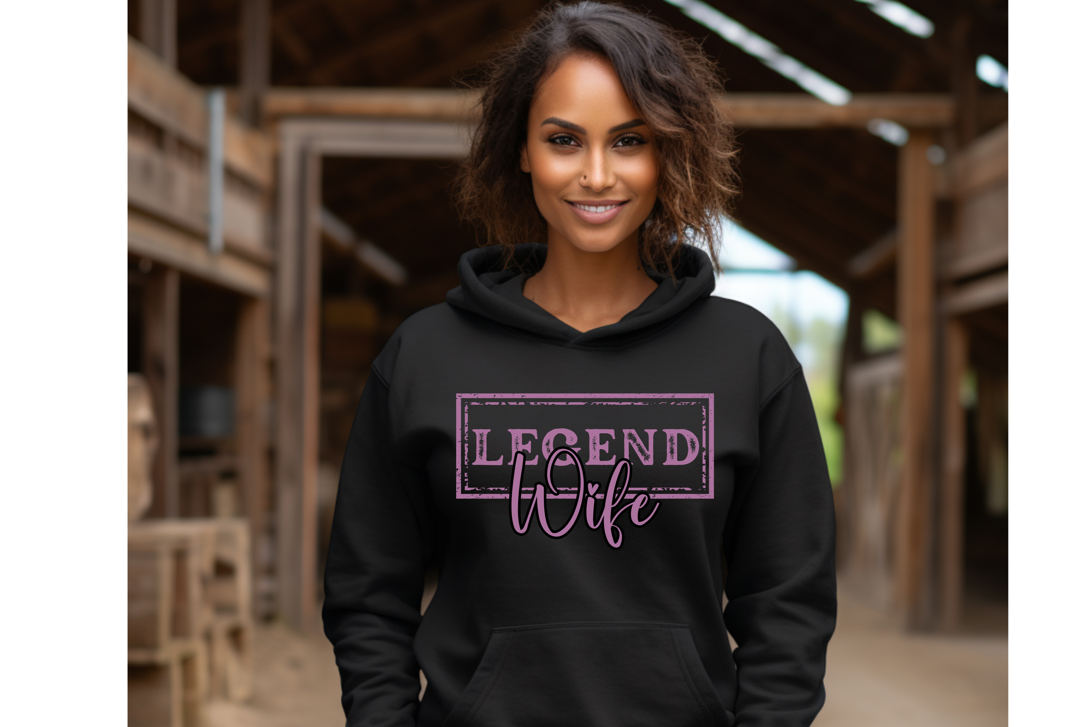 Legend Wife Hoodie - [farm_afternoons]