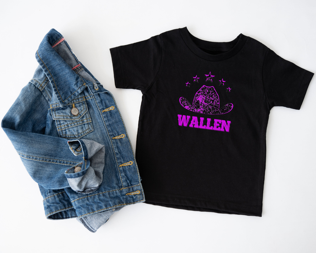 Girls Distressed Wallen T-shirt