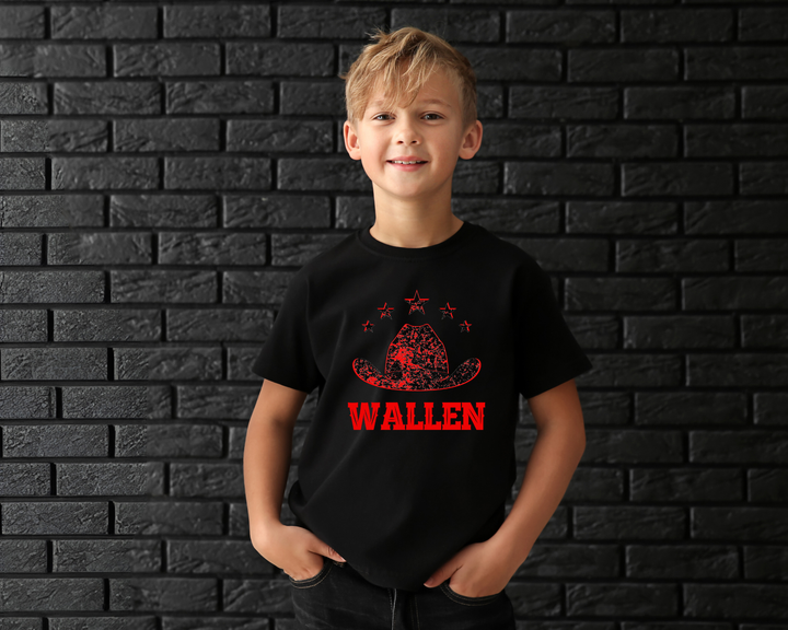 Boys Distressed Wallen T-shirt