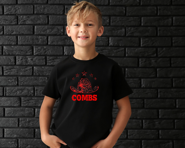 Boys Distressed Combs T-shirt